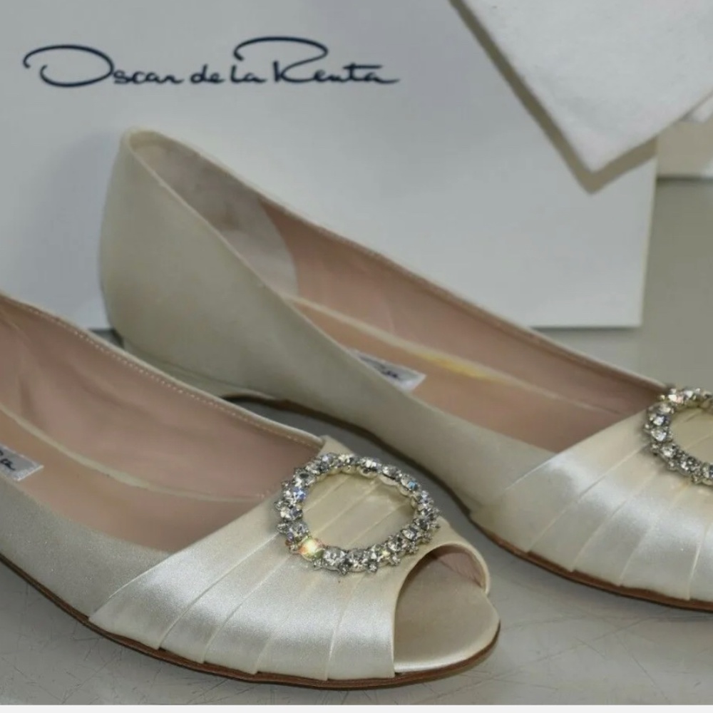 Oscar de la renta flats